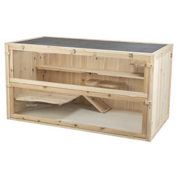 Trixie Nagerkäfig aus Holz für Hamster und Mäuse in Beige 115 x 60 x 60 cm – Bild 1 von 2