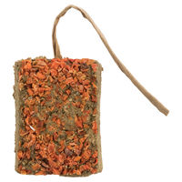 Produktbild von Trixie Nagerstein mit Karotte für Kaninchen 100 g - 100 g