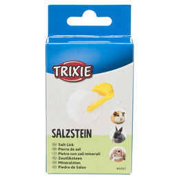 Produktbild von Trixie Nagerstein Salz-Mineralsteine mit Halter für Meerschweinchen und Kaninchen 84 g - 84 g