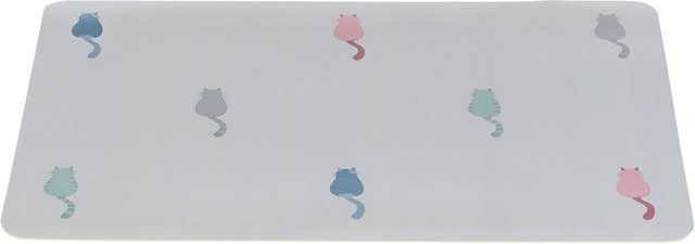 Trixie Napfunterlage Lilly für Katzen in Grau 28x44 cm – Bild 1 von 1