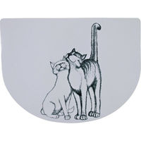 Produktbild von Trixie Napfunterlage Schmusekatze Weiß Grau 40 x 30 cm - 40 cm
