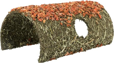 Produktbild von Trixie Natur-Snack Höhle mit Karotte aus Naturfasern für Hamster, Kaninchen und Meerschweinchen 400g - 400 g