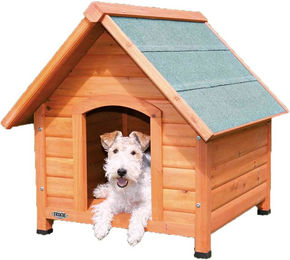 Trixie natura Hundehütte Cottage aus Holz wetterfest Braun Größe S – Bild 1 von 5