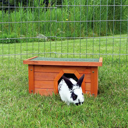 Produktbild von Trixie natura Kleintierhaus aus Holz für Kaninchen in Braun - 1 Stk.