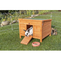 Produktbild von Trixie Natura Kleintierhaus aus Holz für Kaninchen und Meerschweinchen Braun 60 x 47 x 50 cm