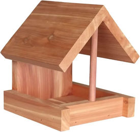 Produktbild von Trixie Natura Vogelfutterhaus aus Zedernholz zur Festmontage
