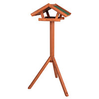 Produktbild von Trixie natura Vogelhaus aus Holz mit Ständer für Wildvögel Braun 46 x 22 x 44 cm