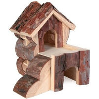 Produktbild von Trixie Natural Living Bjork Kleintierhaus aus Rindenholz für Hamster und Mäuse 15 x 15 x 16 cm