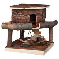 Produktbild von Trixie Natural Living Hamsterhaus Ida aus Naturholz mit Schaukel 19 x 20 x 19 cm