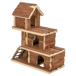 Trixie Natural Living Hamsterhaus Tammo aus Naturholz für Hamster und Mäuse 25 x 30 x 12 cm – Bild 1 von 8