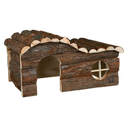 TRIXIE Natural Living Haus Hanna Kleintierhaus aus Holz für Kaninchen 43 x 22 x 28 cm – Bild 1 von 3