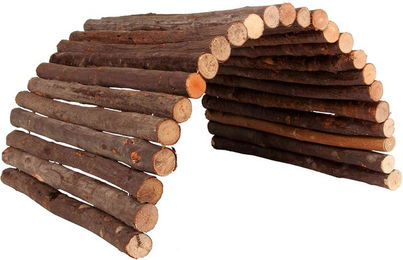 Trixie Natural Living Holzbrücke für Kaninchen und Hamster 65 x 40 cm – Bild 1 von 8