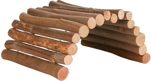 Trixie Natural Living Holzbrücke und Leiter für Meerschweinchen und Hamster 28 x 17 cm – Bild 1 von 4