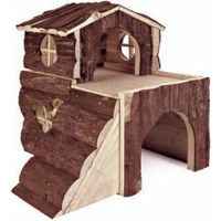 Produktbild von Trixie Natural Living Kleintierhaus Bjork aus Holz für Hamster Meerschweinchen und Degus 31 x 28 x 29 cm