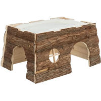 Produktbild von Trixie Natural Living Kleintierhaus Tilde aus Holz mit Kuschelbett für Meerschweinchen