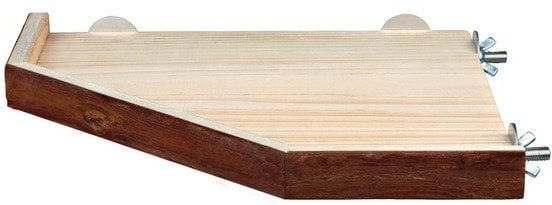 Trixie Natural Living Nagerunterschlupf und Plattform aus Naturholz für Hamster und Mäuse 17 x 17 cm - 1 Stk. – Bild 1 von 11