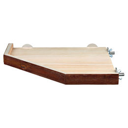 Trixie Natural Living Nagerunterschlupf und Plattform aus Naturholz für Meerschweinchen, Kaninchen, Mäuse und Hamster – Bild 1 von 2