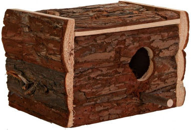Trixie Natural Living Nistkasten aus Rindenholz für Sittiche 30 x 20 x 20 cm – Bild 1 von 4