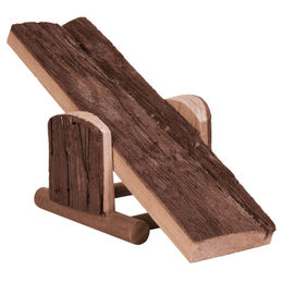 Trixie Natural Living Wippe aus Naturrinde für Hamster und Mäuse 22 x 7 x 8 cm - 1 Stk. – Bild 1 von 3