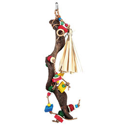 Trixie Naturholz Intelligenzspielzeug für Großsittiche und Papageien bunt 56 cm – Bild 1 von 2