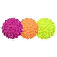 Produktbild von Trixie Neon-Igelbälle aus Moosgummi in Gelb und Bunt 18 Stück - 6 cm