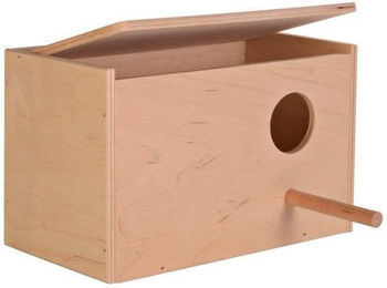Trixie Nistkasten aus Holz für Sittiche und Nymphensittiche 21 x 13 x 12 cm – Bild 1 von 1