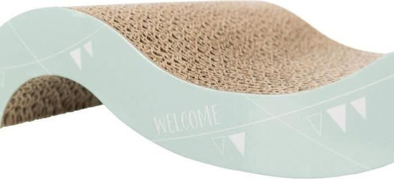 Trixie Onda Junior Katzenkratzbaum aus recycelbarem Karton Beige 38x7x18 cm – Bild 1 von 1