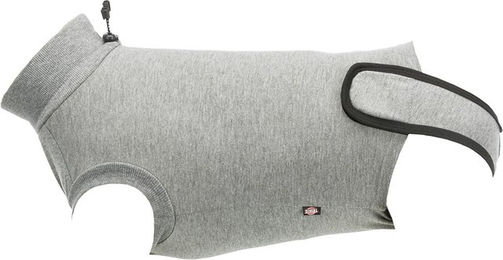 Trixie OP-Body für Katzen aus Baumwolle Größe M-L Grau oder Weiß - 1 Stk. – Bild 1 von 4