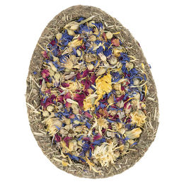Produktbild von Trixie Osterei mit Blüten veganer Nager Snack mit getrockneten Kräutern 60 g - 60 g