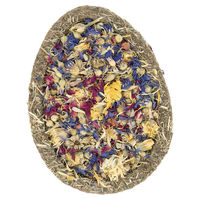 Produktbild von Trixie Osterei mit Blüten veganer Nager Snack mit getrockneten Kräutern 60 g - 60 g
