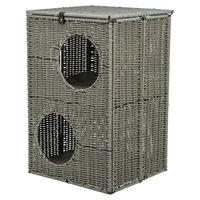 Produktbild von Trixie Outdoor Katzenhöhle Amalia aus Polyrattan in Grau