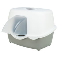 Produktbild von Trixie Outdoor Katzentoilette Davio Top Haubentoilette aus Kunststoff salbei weiß 56 x 39 x 39 cm