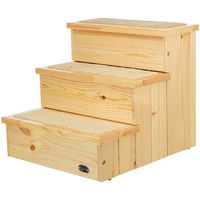 Produktbild von Trixie PetStair Hundetreppe aus Holz in Natur 40 x 38 x 45 cm