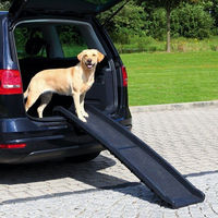 Produktbild von TRIXIE Petwalk Klapp-Rampe für Hunde aus Kunststoff mit Sandpapier-Beschichtung Schwarz 40 x 156 cm