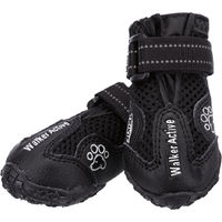 Produktbild von Trixie Pfotenschuhe Walker Active Schwarz aus Polyester XS/S 4 Stück