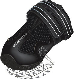 Produktbild von TRIXIE Pfotenschutz Walker Active Hund Pfotenschuhe Kunststoff Schwarz Größe M 2 Stück