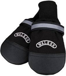 Trixie Pfotenschutz Walker Care Comfort wasserdichte Hundeschuhe aus Fleece Schwarz Größe S – Bild 1 von 9