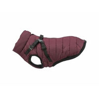 Produktbild von Trixie Pirou Wintermantel mit Geschirr für Hunde Größe S Sangria 33 cm Rückenlänge - 1 Stk.