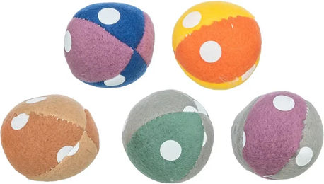 Produktbild von Trixie Plüschball Gras 5er Pack