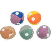 Produktbild von Trixie Plüschball Gras 5er Pack