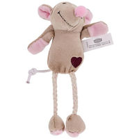 Produktbild von Trixie Plüschmaus mit Katzenminze für Katzen beige 11 cm