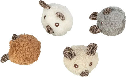 Produktbild von Trixie Plüschspielzeug Bär für Katzen in Beige und Bunt