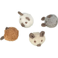 Produktbild von Trixie Plüschspielzeug Bär für Katzen in Beige und Bunt