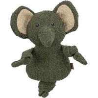 Produktbild von Trixie Plüschspielzeug Elefant aus Polyester für Hunde in Grau und Grün