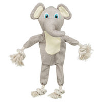 Produktbild von Trixie Plüschspielzeug Elefant für Hunde und Welpen in Grau