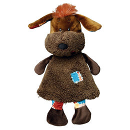 Trixie Plüschspielzeug für Hunde zur Zahnpflege in Braun - 28 cm – Bild 1 von 3