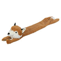 Produktbild von Trixie Plüschspielzeug Schlenker-Fuchs für Hunde aus Polyester in Orange und Braun