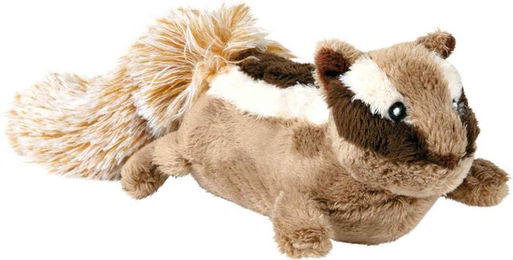 Trixie Plüschspielzeug Streifenhörnchen für Welpen in Naturfarben 28 cm - 28 cm – Bild 1 von 3