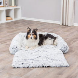 Produktbild von Trixie Polster-Schondecke Harvey Hundedecke aus Polyester weiß-schwarz 80 x 130 cm