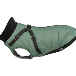 TRIXIE Pontis Hundemantel mit Fleecefutter aus Polyester in Salbei Grün Größe XS – Bild 1 von 6